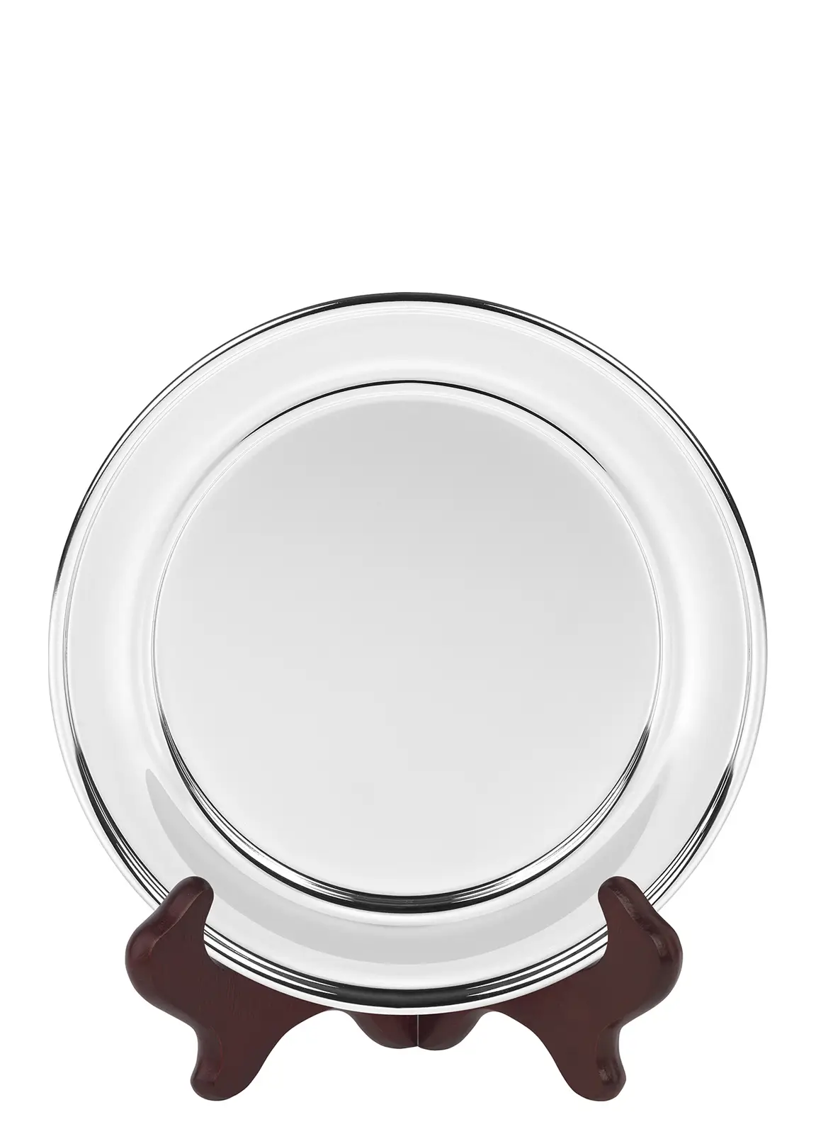 15-inch Silver Plated Olde English Round Tray