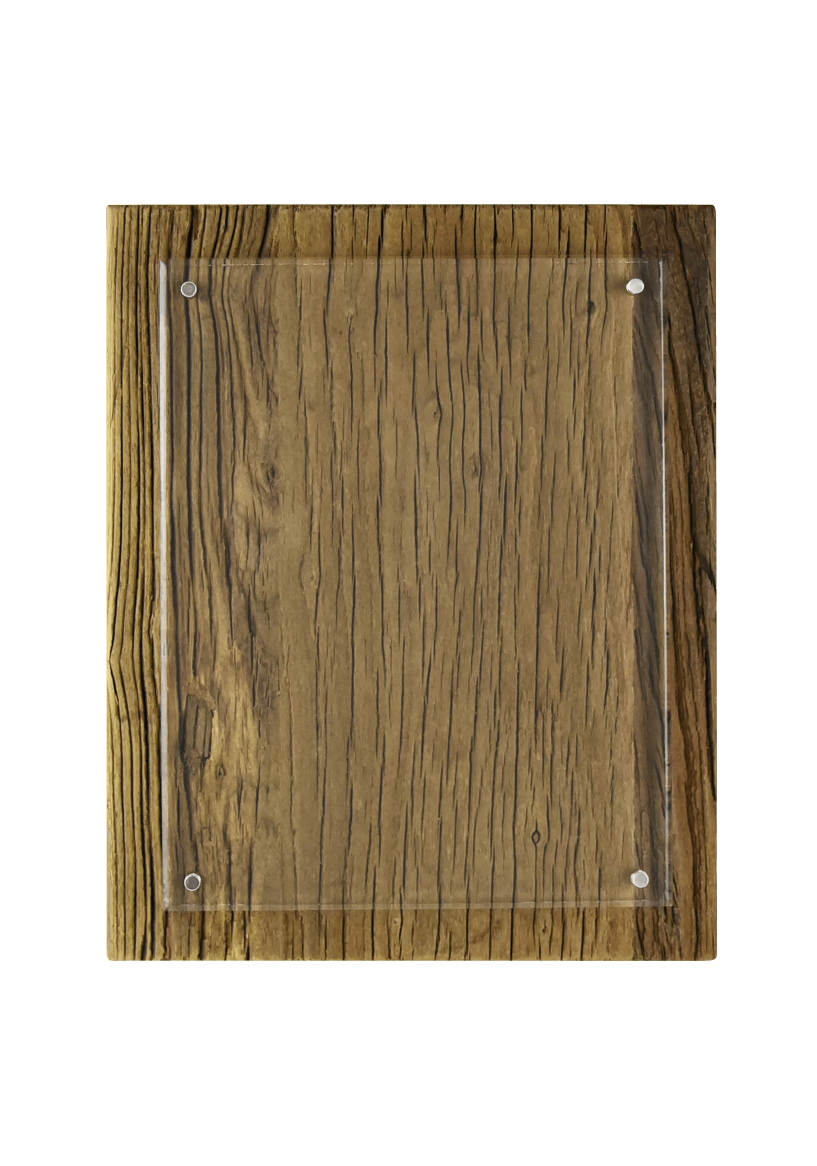 Reclaimed Wood Plaque SilverTrophy