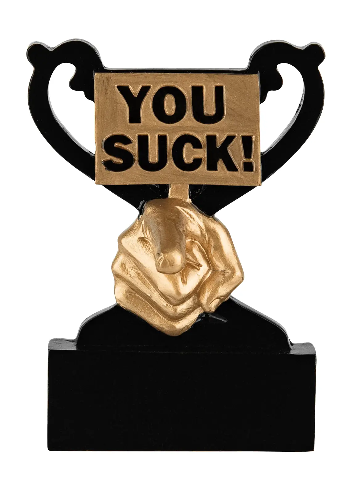 You Suck! Mini Cup Trophy