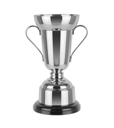 The Campana Vault Collection Cup on Black Wooden Base